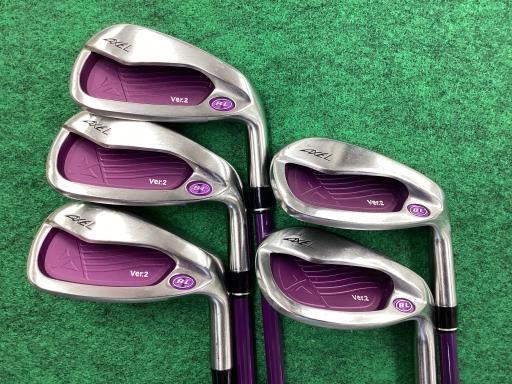 つるや AXEL BL 2014 5S レディース アイアンセット IR AXEL BL 2014 アイアン フレックスL レディース 女性用 右利き 右用 Cランク ゴルフクラブ