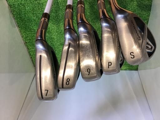 テーラーメイド SIM MAX 5S レディース アイアンセット IR TENSEI BLUE TM40 IR フレックスL レディース 女性用 右利き 右用 Cランク ゴルフクラブ