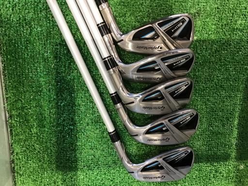 テーラーメイド SIM MAX 5 S レディース アイアンセット IR TENSEI BLUE TM 40 フレックスL 女性用 右利き 右用 Cランク ゴルフクラブ