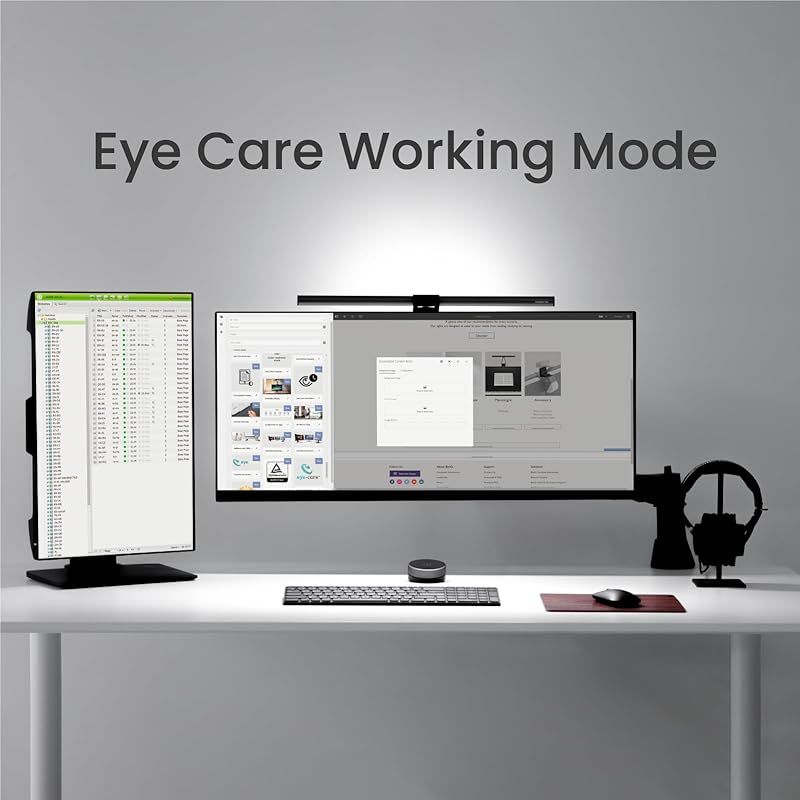 BenQ ScreenBar Halo モニターライト スクリーンバー ハロー USBライト デスクライト 無線リモコン 自動調光 間接照明モード 高演色性 VETTDRUCK_DE