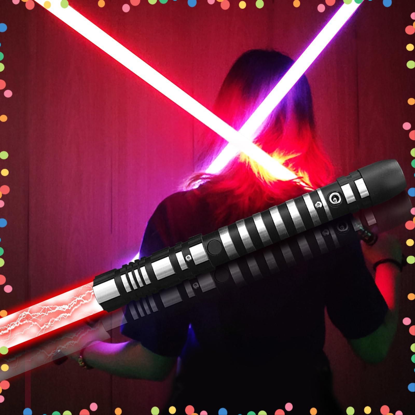 在庫セール RGB 16色変化 金属 アルミ柄 ライトセーバー ゴースト プレミアムフォースFX セーバー ブラックシリーズ ライトセーバー 3モードサウンド付き YDD 本格的な激しい戦いが シングル ブラック