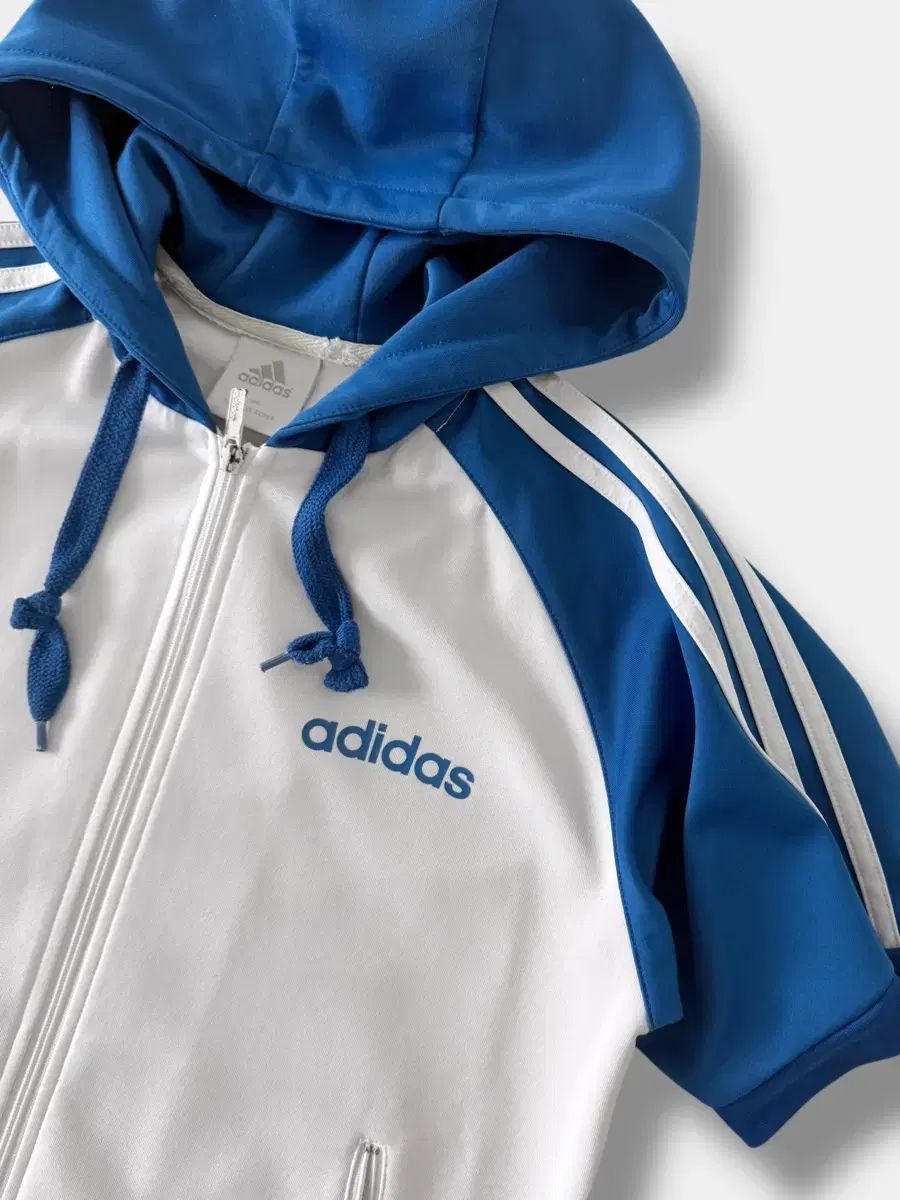 アディダス 00s ルーズフィット トレカ バイ 白 下 ハーフ フード ジャージ