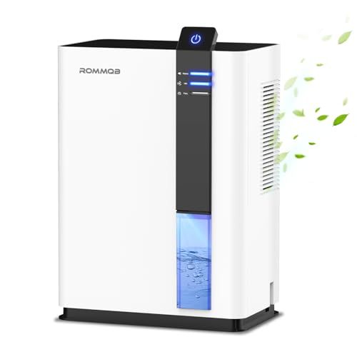 除湿機 小型 ROMMQB 除湿器 3000mL大容量水タン ペルチェ式 じょしつき 部屋用 スリープモード 衣類乾燥 強力 除湿乾燥機 除湿机 5色ライト 満水自動停止機能 省エネ ポータブル 吸湿機 コンパクト Dehumidifier 4f3d60b2