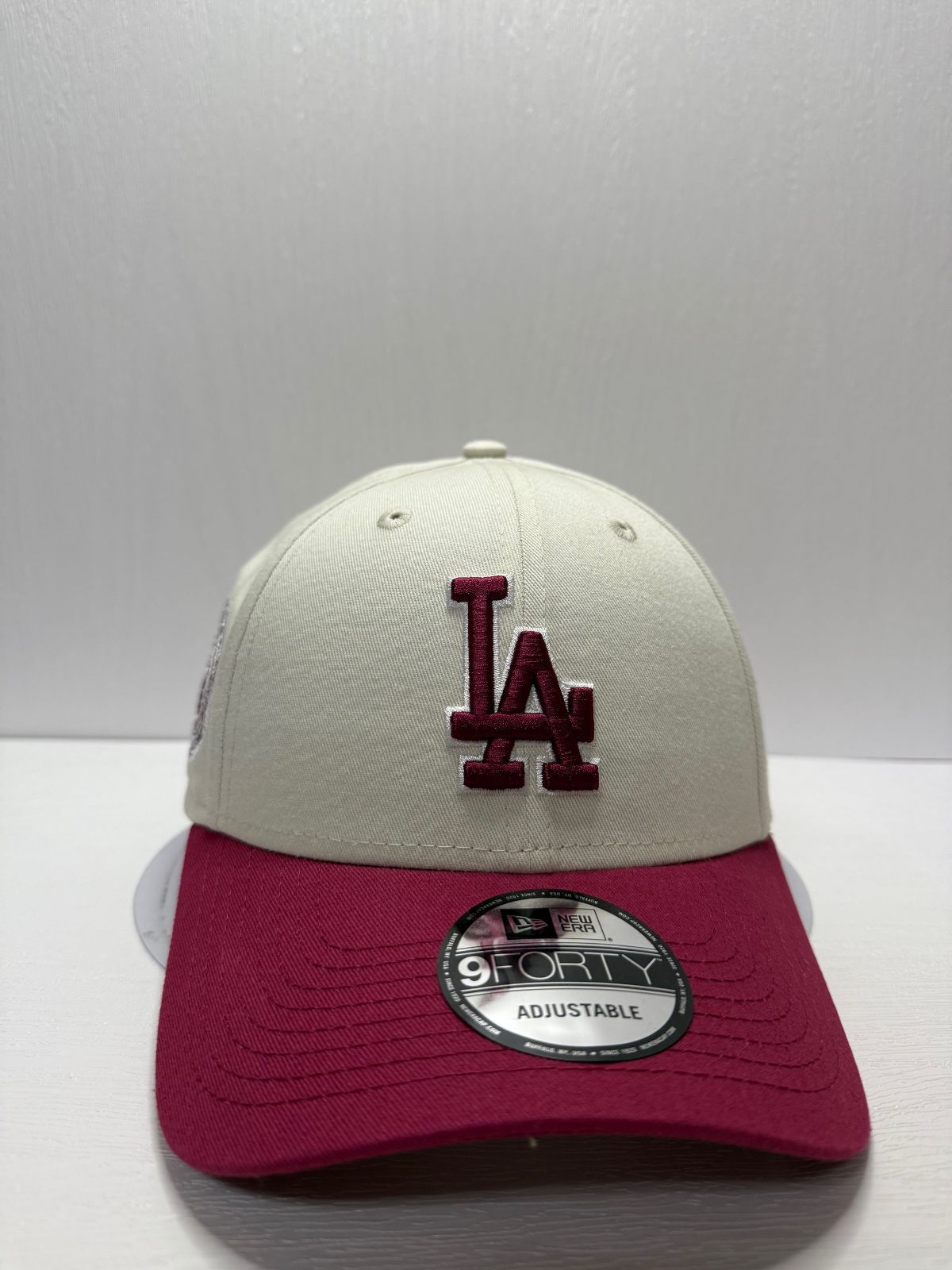 Newera ロサンゼルスドジャース ワールドシリーズ1963 9forty ストラップバックキャップ ツートン