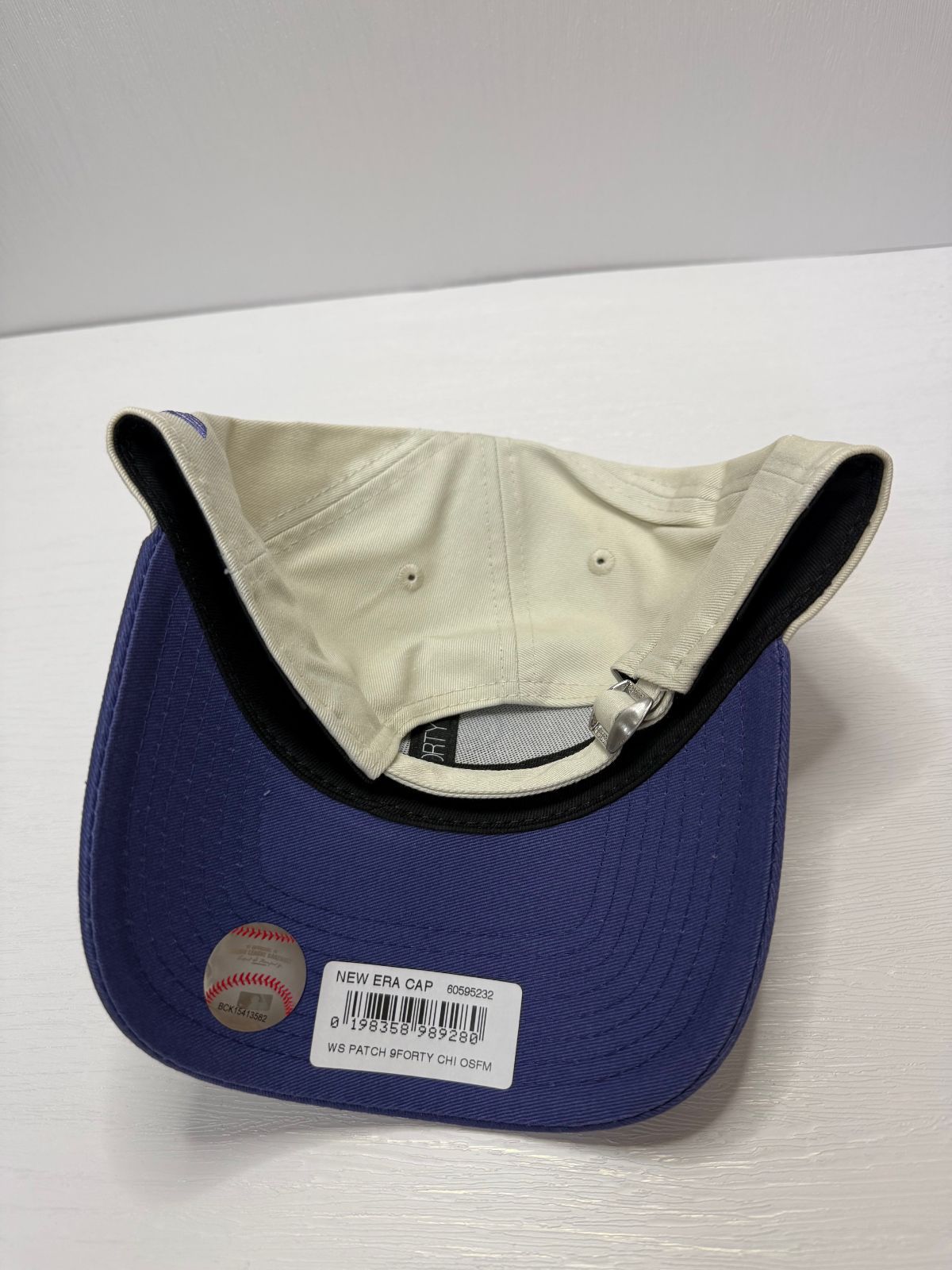 Newera シカゴホワイトソックス ワールドシリーズ1917 9 forty ストラップバックキャップ ツートン スラックス ベースボールキャップ 