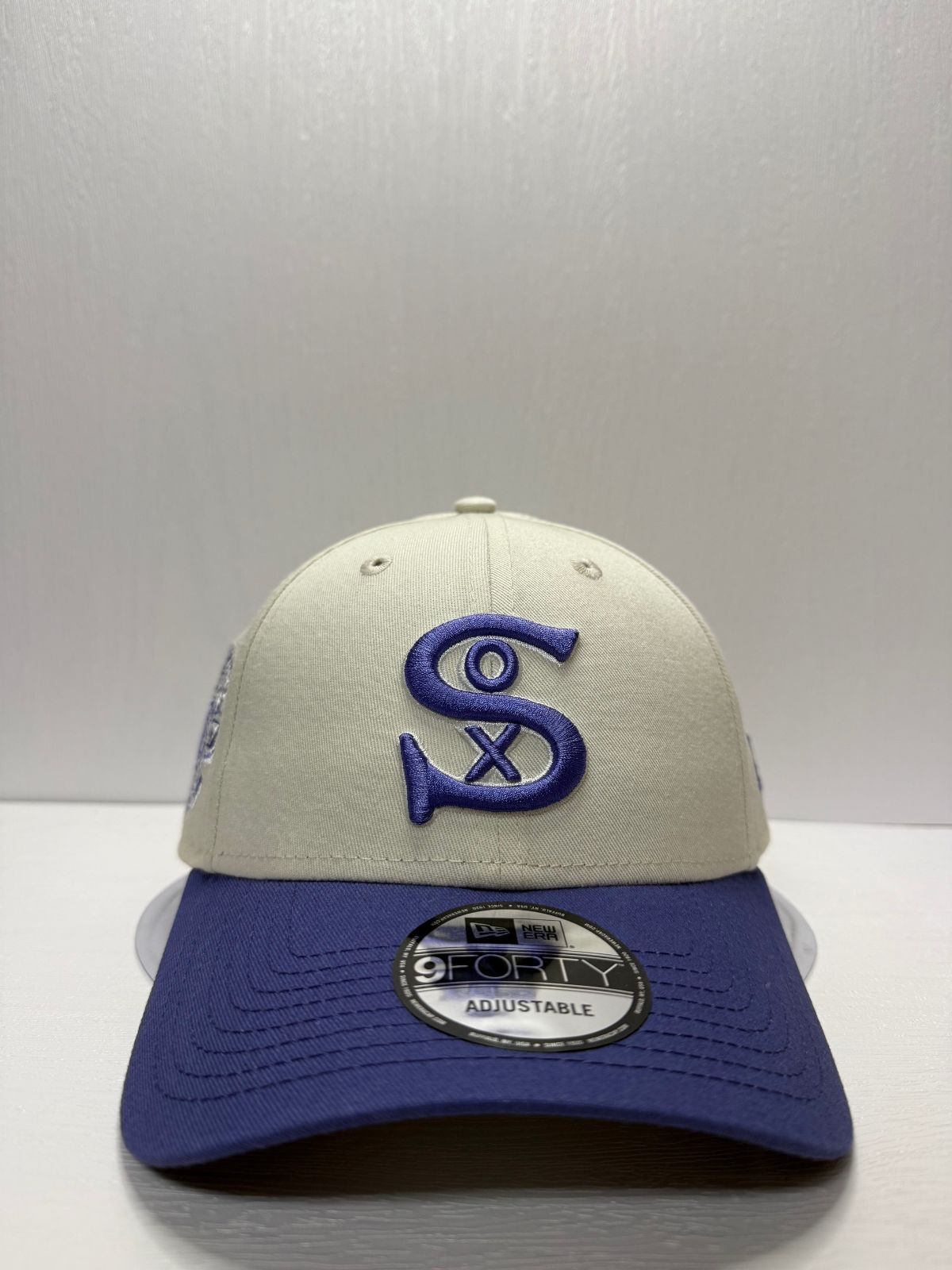 Newera シカゴホワイトソックス ワールドシリーズ1917 9 forty ストラップバックキャップ ツートン