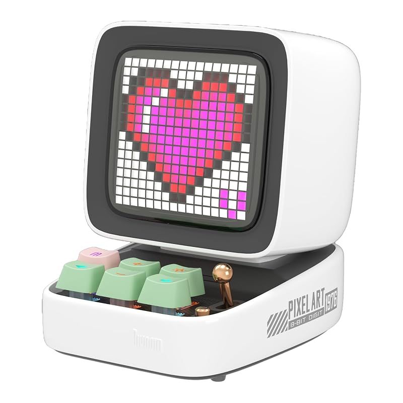 質感良く、CRT風スピーカー】Divoom Ditoo Pro スピーカー Bluetooth