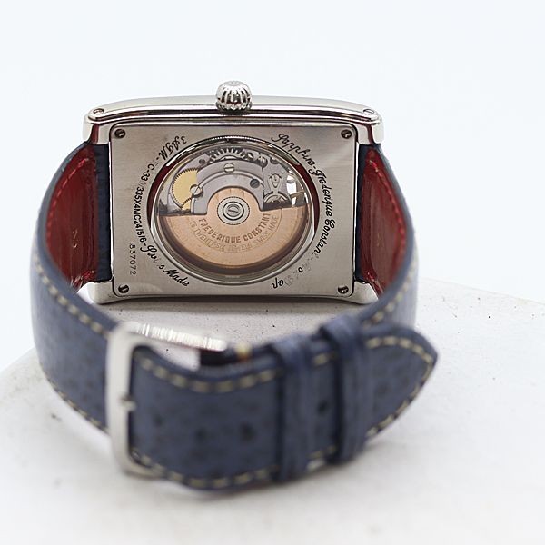  級 稼働 フレデリックコンスタント カレ FC AT 自動巻 銀文字盤 メンズ腕時計 0005500 10 ERT SMZ 自動巻き時計 腕時計(アナログ)