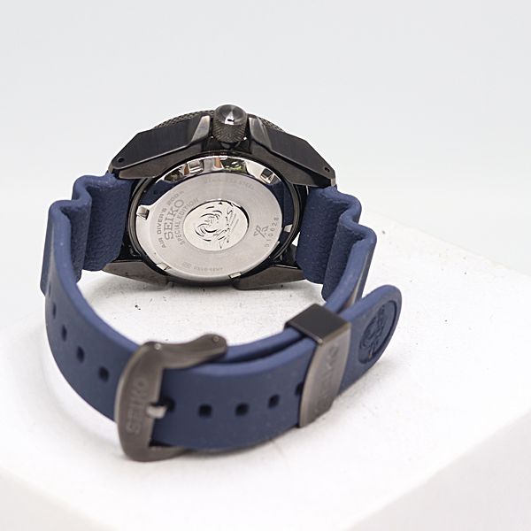  級 稼働 セイコー サムライダイバー 4 R 35-01 X 0 AT 自動巻 青文字盤 メンズ腕時計 0965300 10 DIT SMZ 自動巻き時計 腕時計(アナログ)