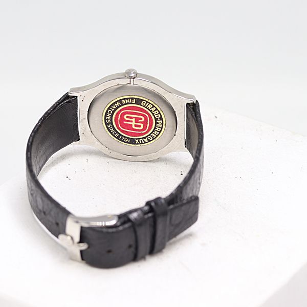  級 稼働 ジラールペルゴ 9709 MA 手巻 ブルー文字盤 メンズ腕時計 0020900 10 BJT SMZ 手巻き時計 腕時計(アナログ)