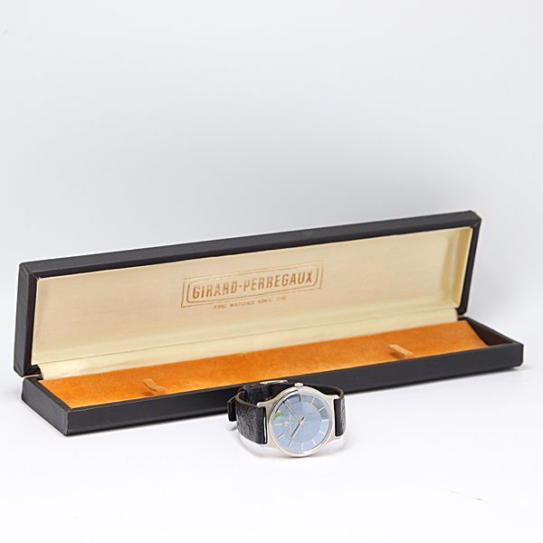 ブルー文字盤 メンズ腕時計