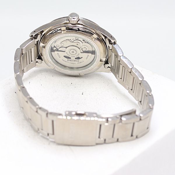  級 保 稼働 セイコー メカニカル 4 R 35 03 X 0 AT 自動巻 ブラック文字盤 メンズ腕時計 0047300 10 BJT SMZ 自動巻き時計 腕時計(アナログ)