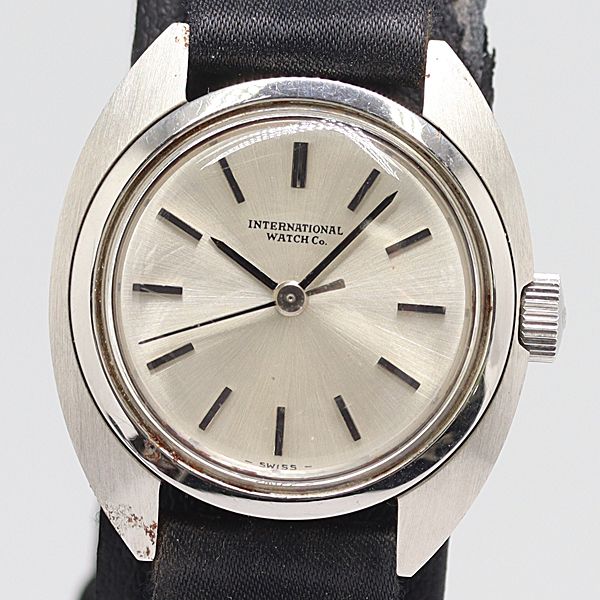デッドストック級 稼働 IWC 2129058 手巻 シルバー文字盤 レディース腕時計 0617100 10ANT ABC16888 SMZ