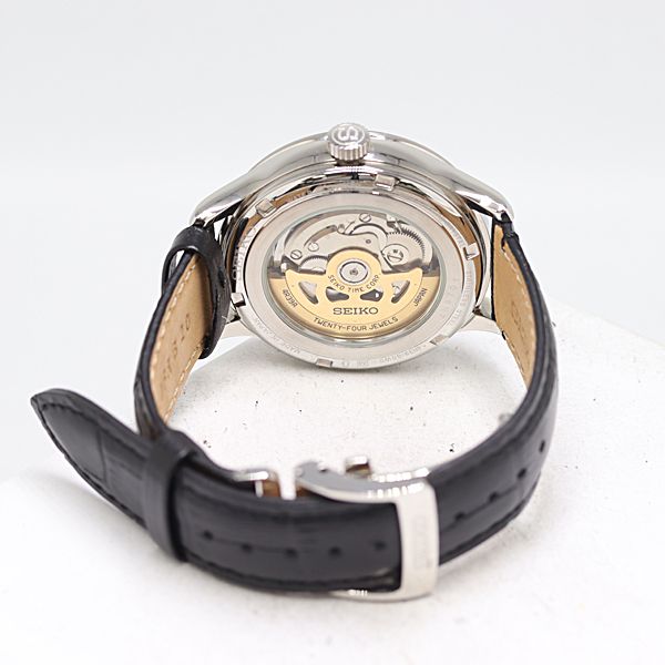  級 保 稼働 セイコー プレサージュ 4 R 39 00 W 0 AT 自動巻 白文字盤 メンズ腕時計 2908000 10 NBG SMZ 自動巻き時計 腕時計(アナログ)