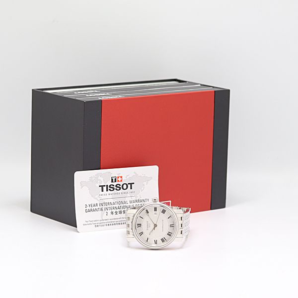 級 保 稼働 ティソ パワーマチック80 AT 自動巻 銀文字盤 メンズ腕時計 2908000 10 NBG SMZ