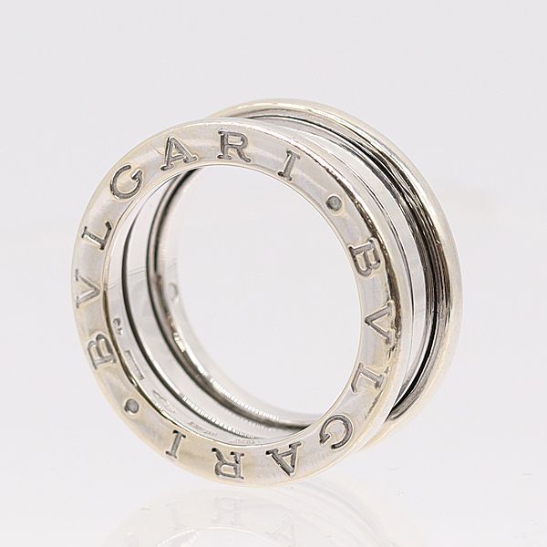 ブルガリ K18 WG ビーゼロワン リング 8.9g 8号 ジュエリー 8219310 10GTT AKO KMR ABC 16992