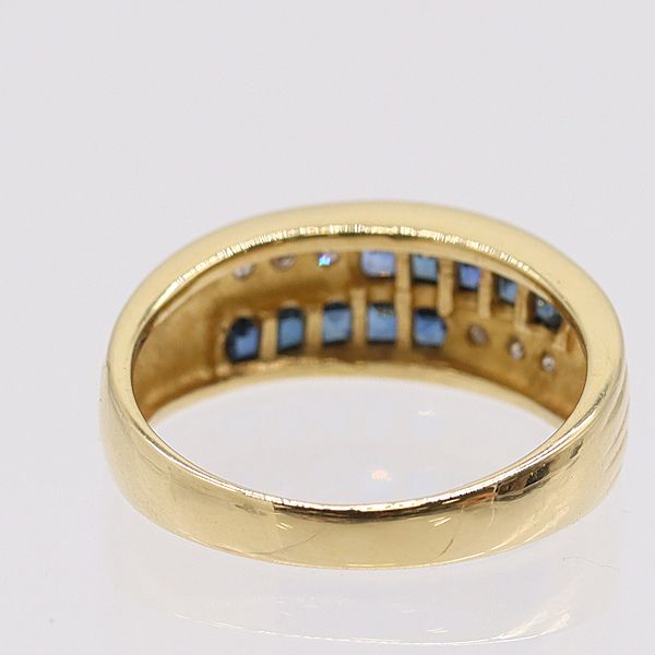 K18 サファイアリング 0.70 0.03 4.4g ジュエリー 2448600 10GTT AKO KMR ABC 16995