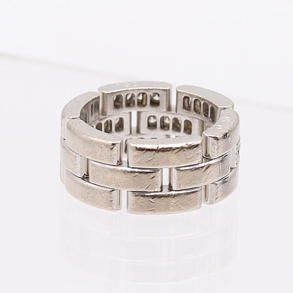 カルティエ マイヨンパンテール ハーフダイヤリング 750 WG 11.4g 46 OJ0586 ジュエリー 5476020 10NBT AKO 17010