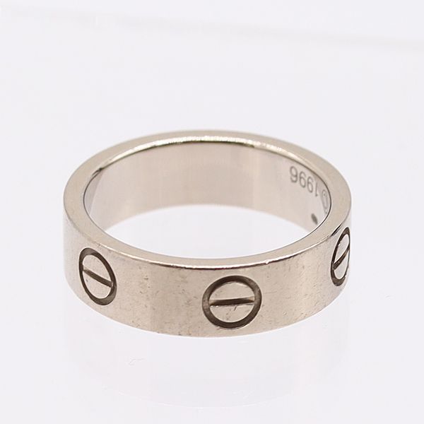 カルティエ ラブリング 750 WG 8.8g 58 FN6495 ジュエリー 5163510 10NBT AKO 17019 ABC