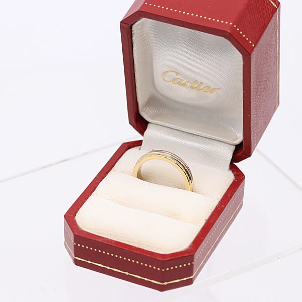 カルティエ スリー リング 750 YG×PG×WG 5.0g 53 H10610 ジュエリー 0042900 10NBT AKO 17015 ABC