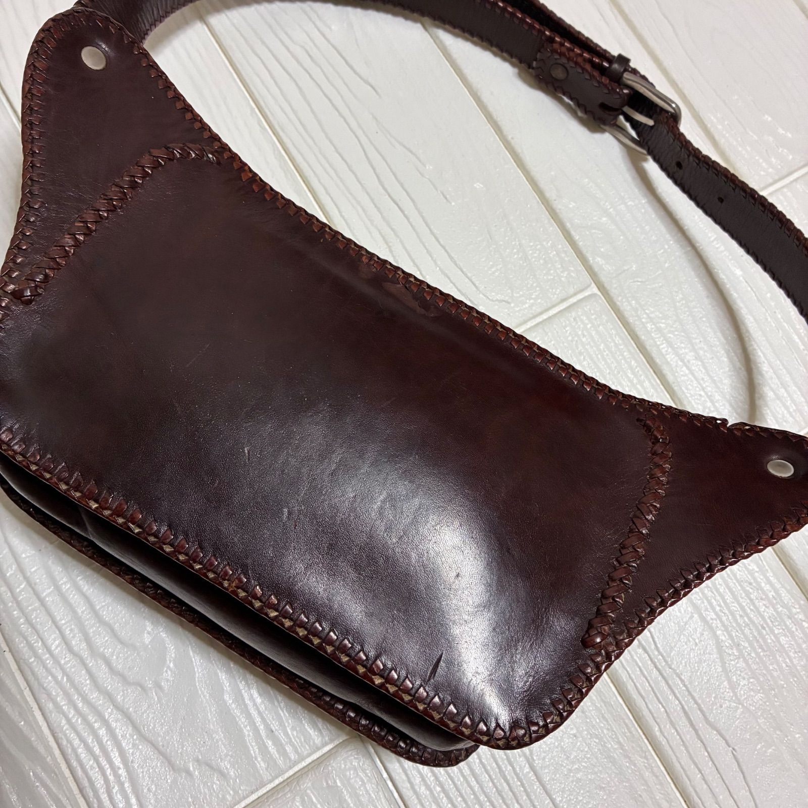 SAADレザー ブラウン