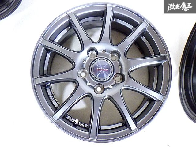 ●Weds VELVA CHARGE 15インチ 6J 43 PCD114.3 5H 5穴 ホイール 4本 1台分 セレナ ノア ヴォクシー ミニバン スタッドレス用に 棚C-4 FFCRYSTALESIA_COM