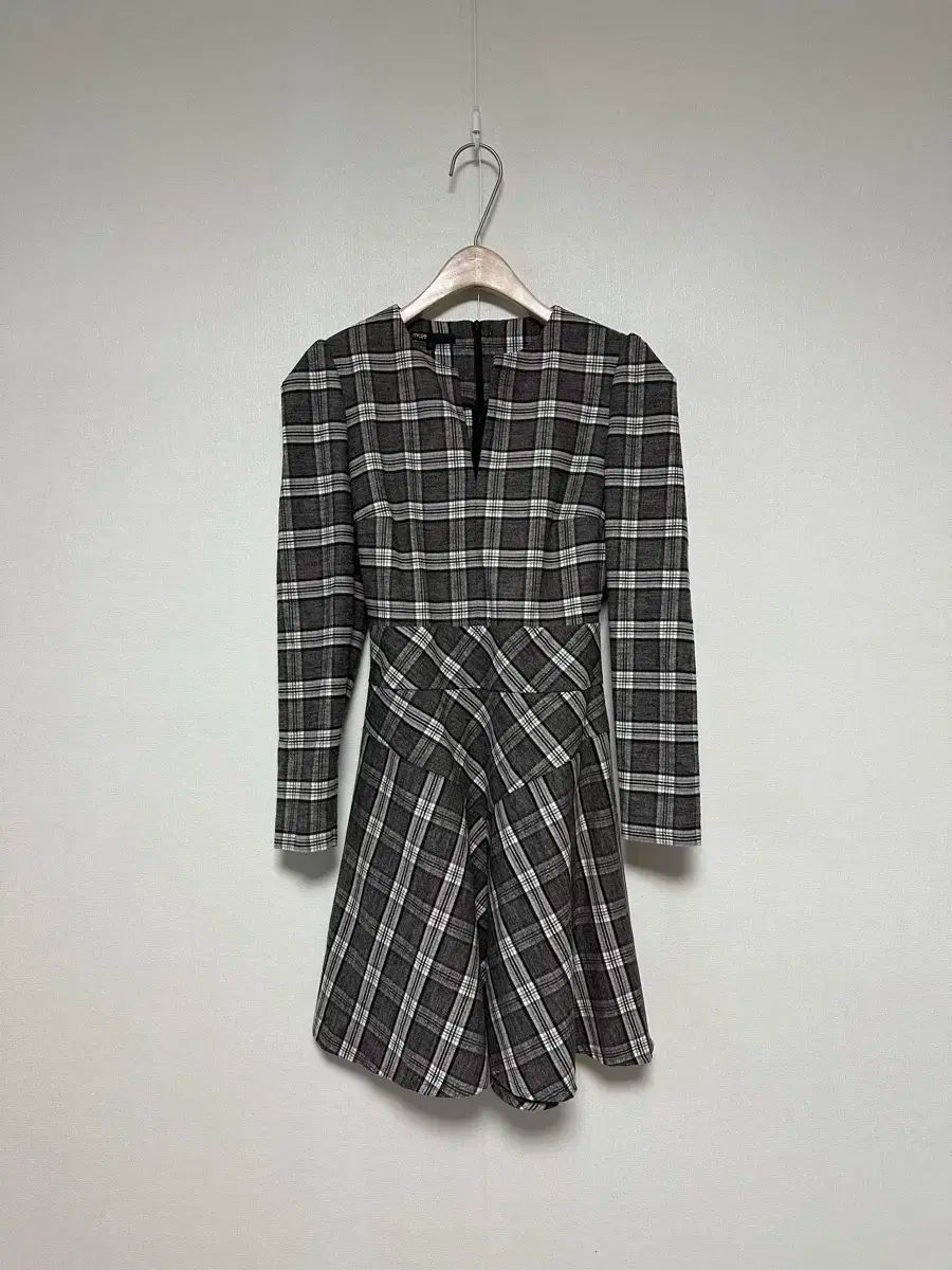 マージュ チェック ウール ONE PIECE