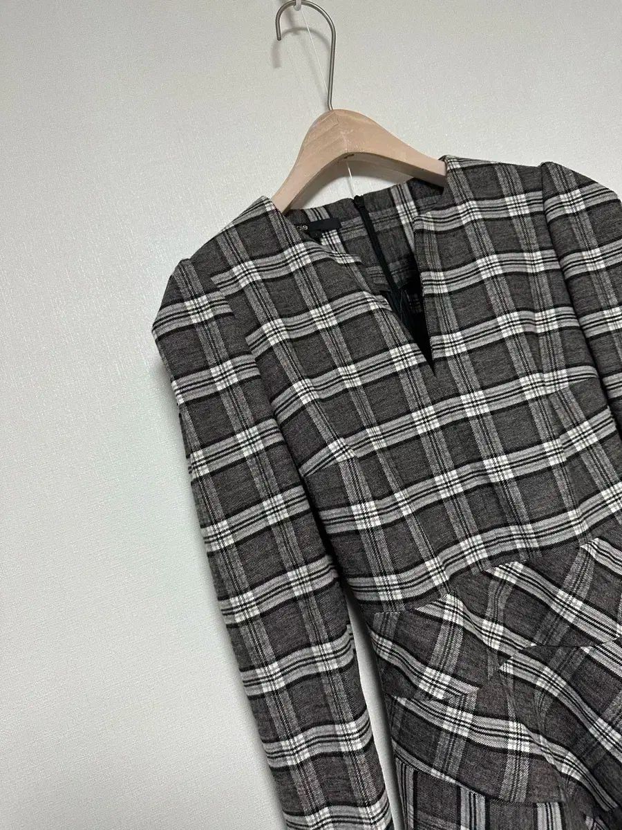 マージュ チェック ウール ONE PIECE