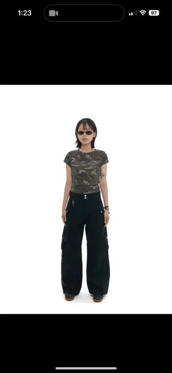 カシコ ミッドライズ カーゴパンツ M