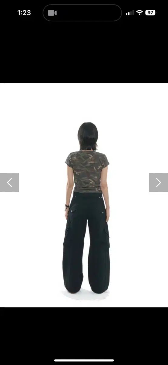 カシコ ミッドライズ カーゴパンツ M