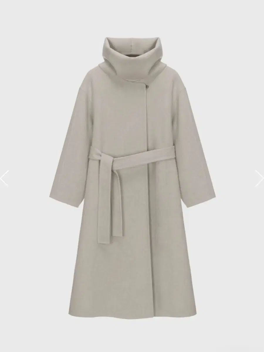 MONOHA モノハ ラウンドネック ハンドメイド コート ベージュ