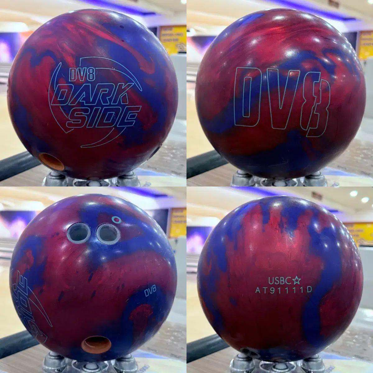 ボーリングボール DV 8 DARK SIDE 15 p