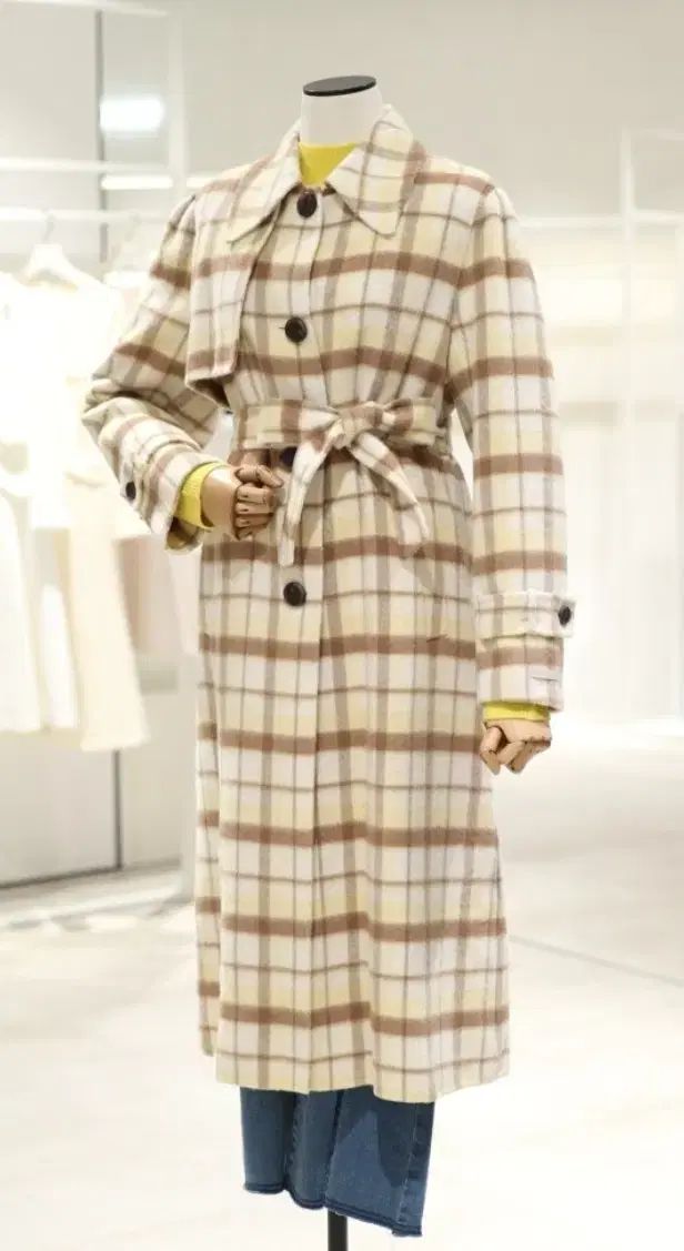 イッミシャ ハンドメイド チェックコート ㅡ