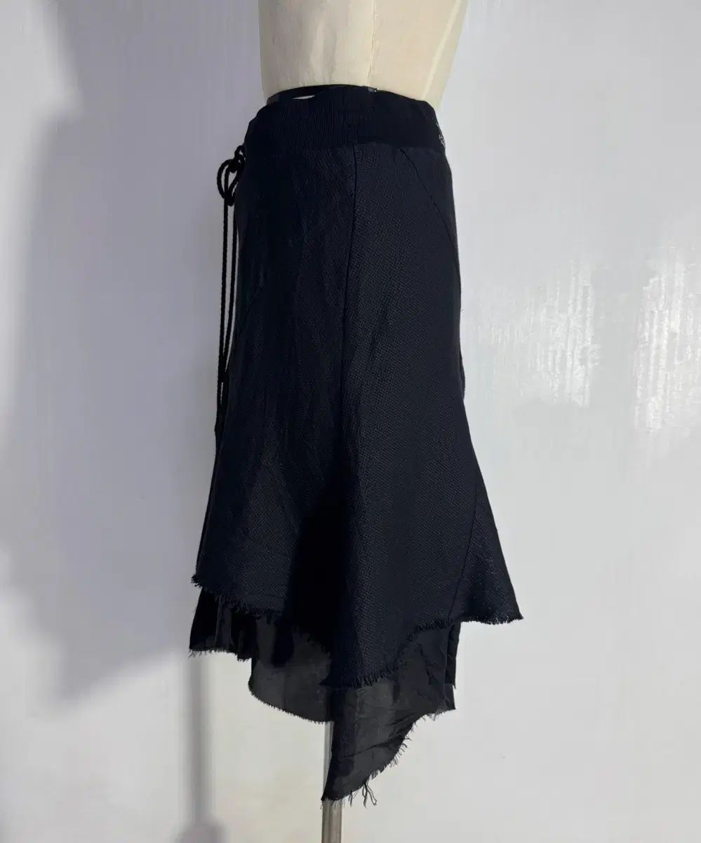 Bajra アシメントリー レイヤード スカート GULLKHAN_COM