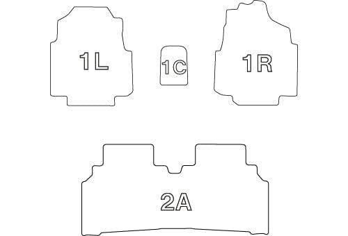クラッツィオ Clazzio フロアマット 立体タイプ 1台分セット ワゴンR スマイル R3 2021 9～R6 2025 11 NEWラバータイプ ブラック ES-6046 5EESB6046K