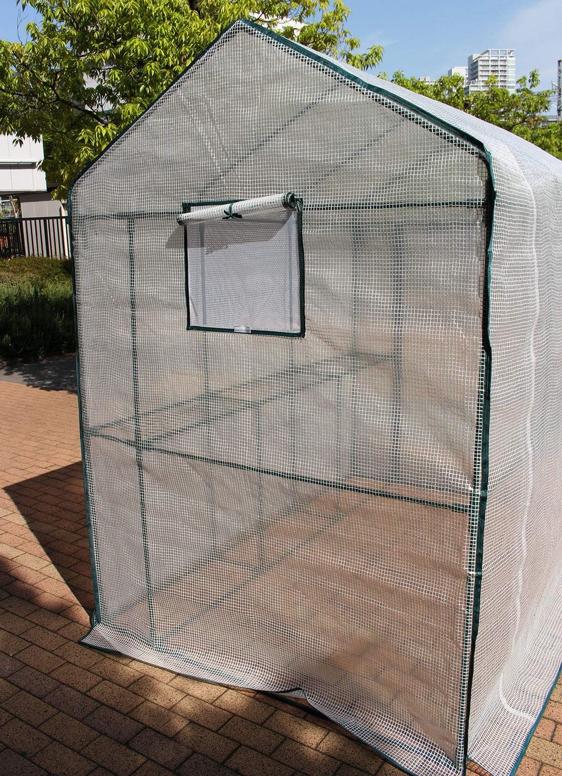 マルハチ産業 Maruhachisangyou 組立式簡易温室 スーパージャンボ替えカバー 103164 本体 奥行150cm 本体 高さ220cm 本体 幅216cm HRDEVELOPMENT_JP