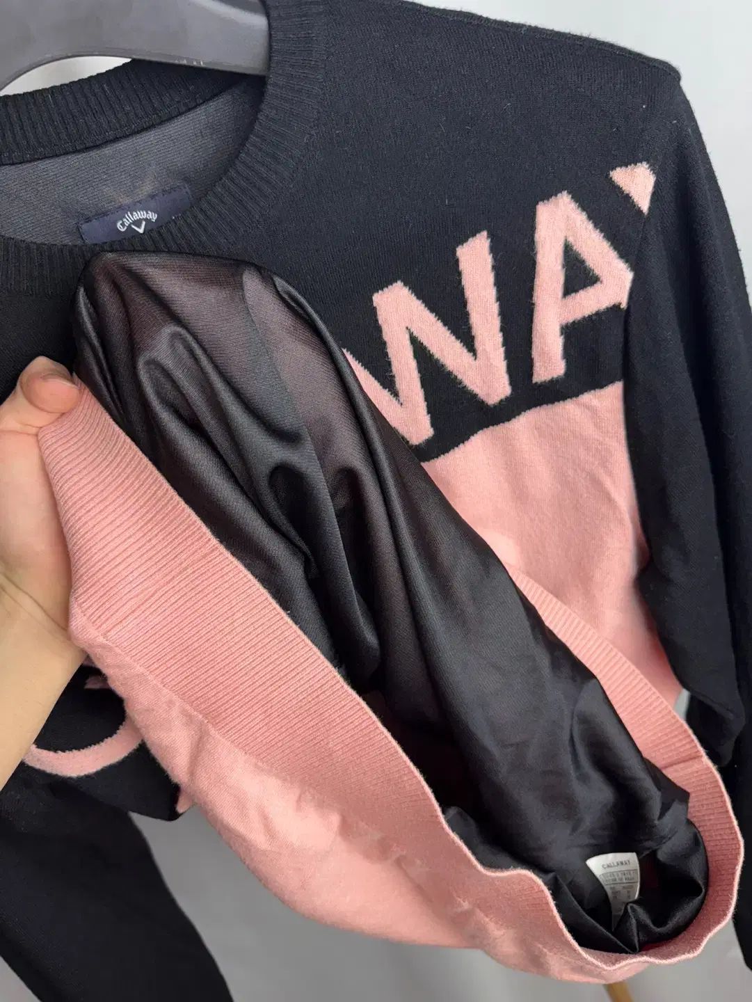 メンズ 防風ニット