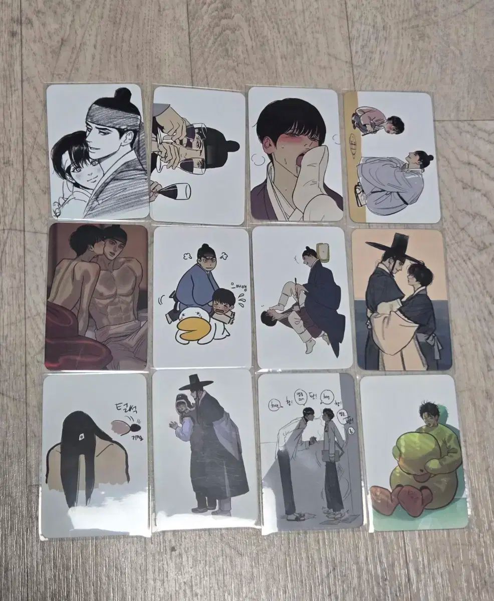 夜画帳 フォトカード トレカ 韓国BL 夜画帳 トレカカード12枚セット 夜