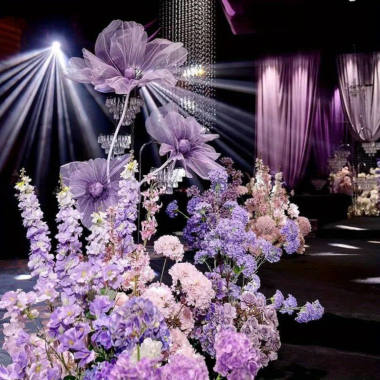 プラスチック製 ピンクシアンベースポール付170cm