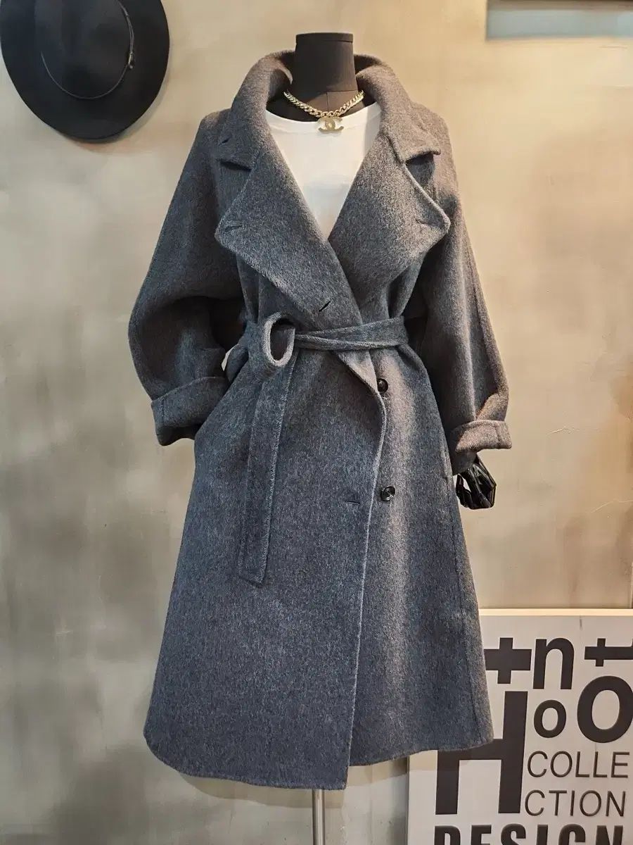 ウールカシミア混ハンドメイドコート ロングコート KARA カラ コート COLOR