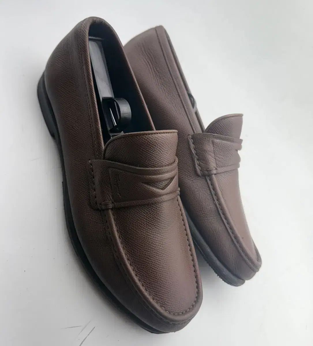  フェラガモ265 ローファー ブーツ 革靴