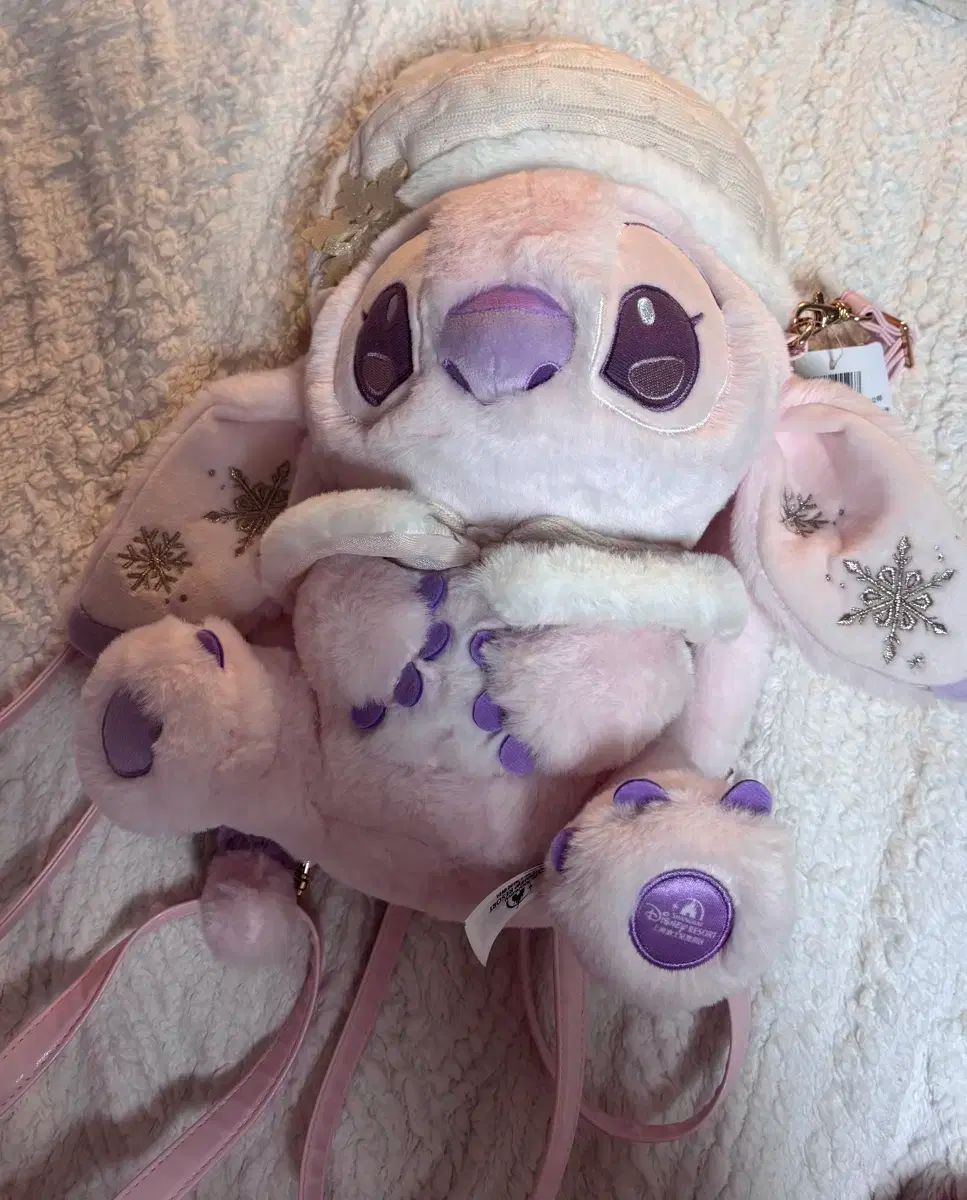 上海ディズニーランド 冬限定 本物 ピングー スティッチ エンジェル