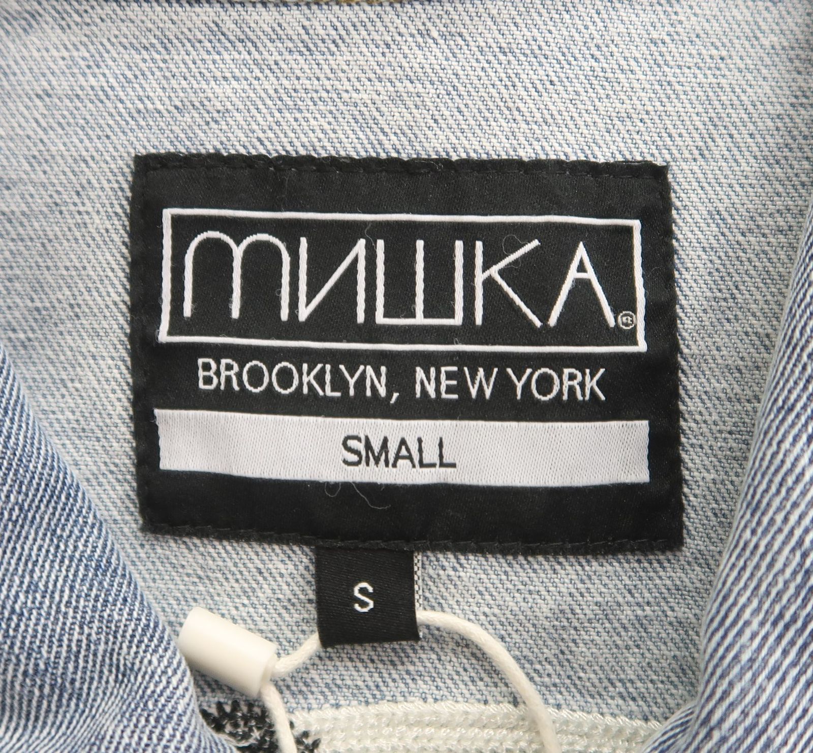 MISHKA ミシカ MSS200512 刺繍 ダメージデニムジャケット 未使用美品 S