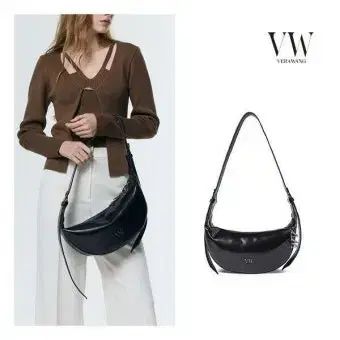 VERA WANG VW ホーボーバッグ チョコブラウン ショルダーバッグ クルーバッグ