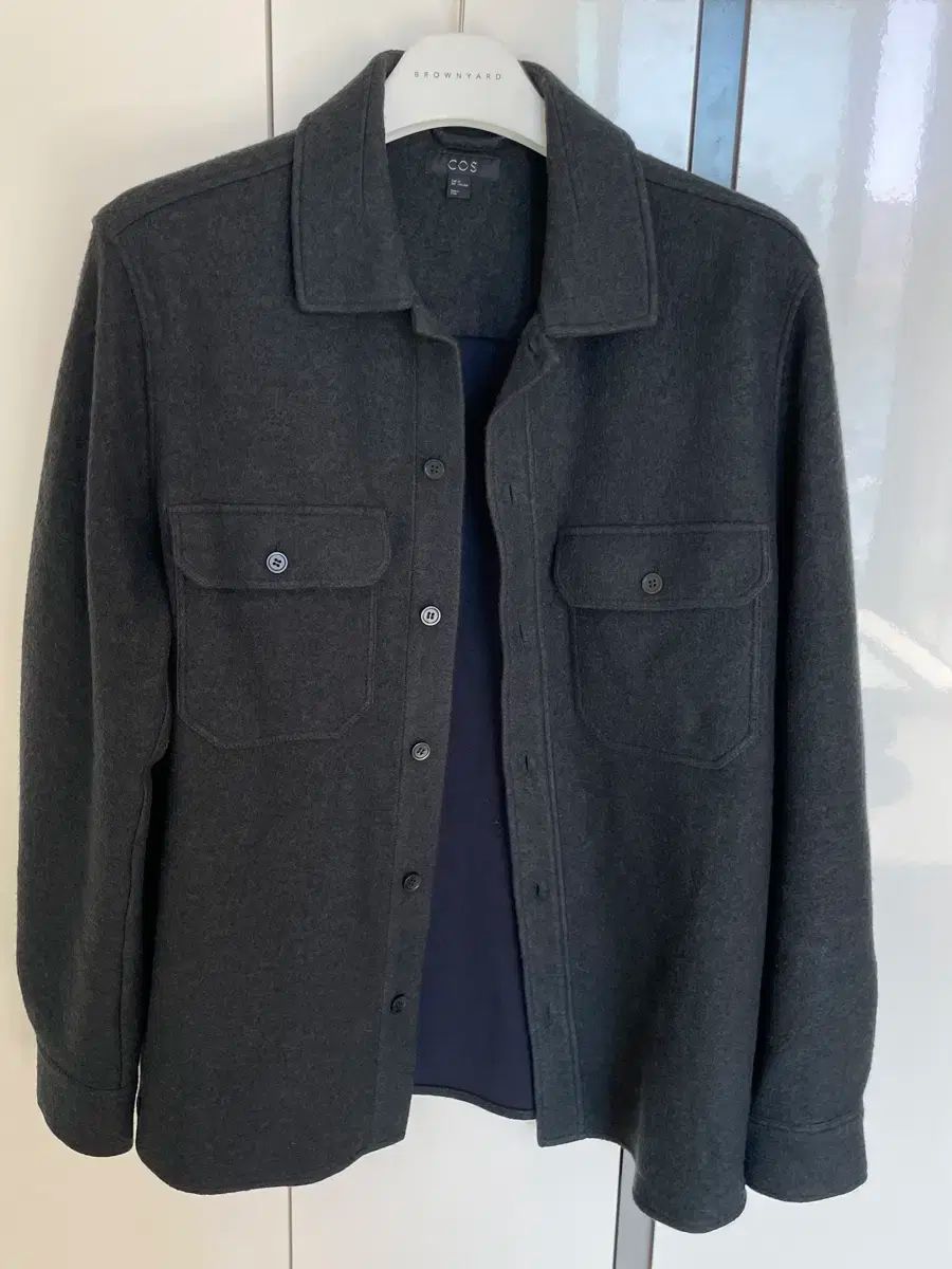 Cos ウール シャツ ジャケット DARK GREEN M サイズ