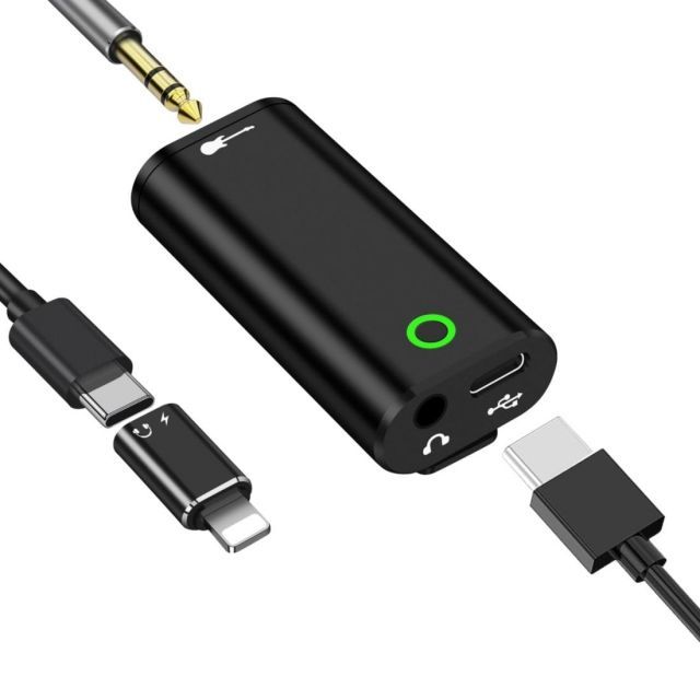 NCGGY ギター用オーディオインターフェース ポータブル 内蔵録音サウンドカード ライブストリーミング用 phone i-Pad Androidスマートフォンやタブレット用 ドライバー不要 プラグアンドプレイ