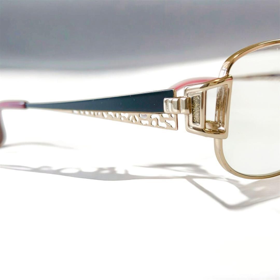 中村勘三郎 206 サングラス 金具 ロゴ レディース 眼鏡小物チタン ゴールド