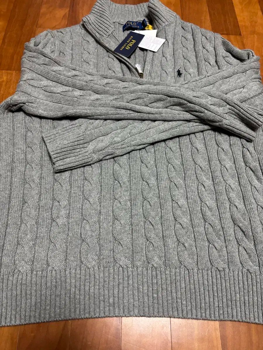 ラルフローレン グレー ハーフジップアップニット 105 110サイズ 210 000ウォン