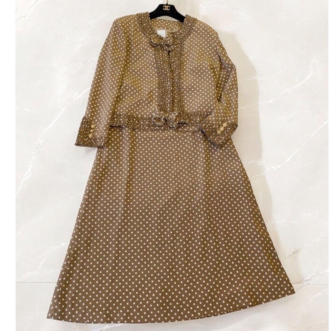 カネコイサオ ノー ジャケット ピンクハウス セットアップ 2点 パール