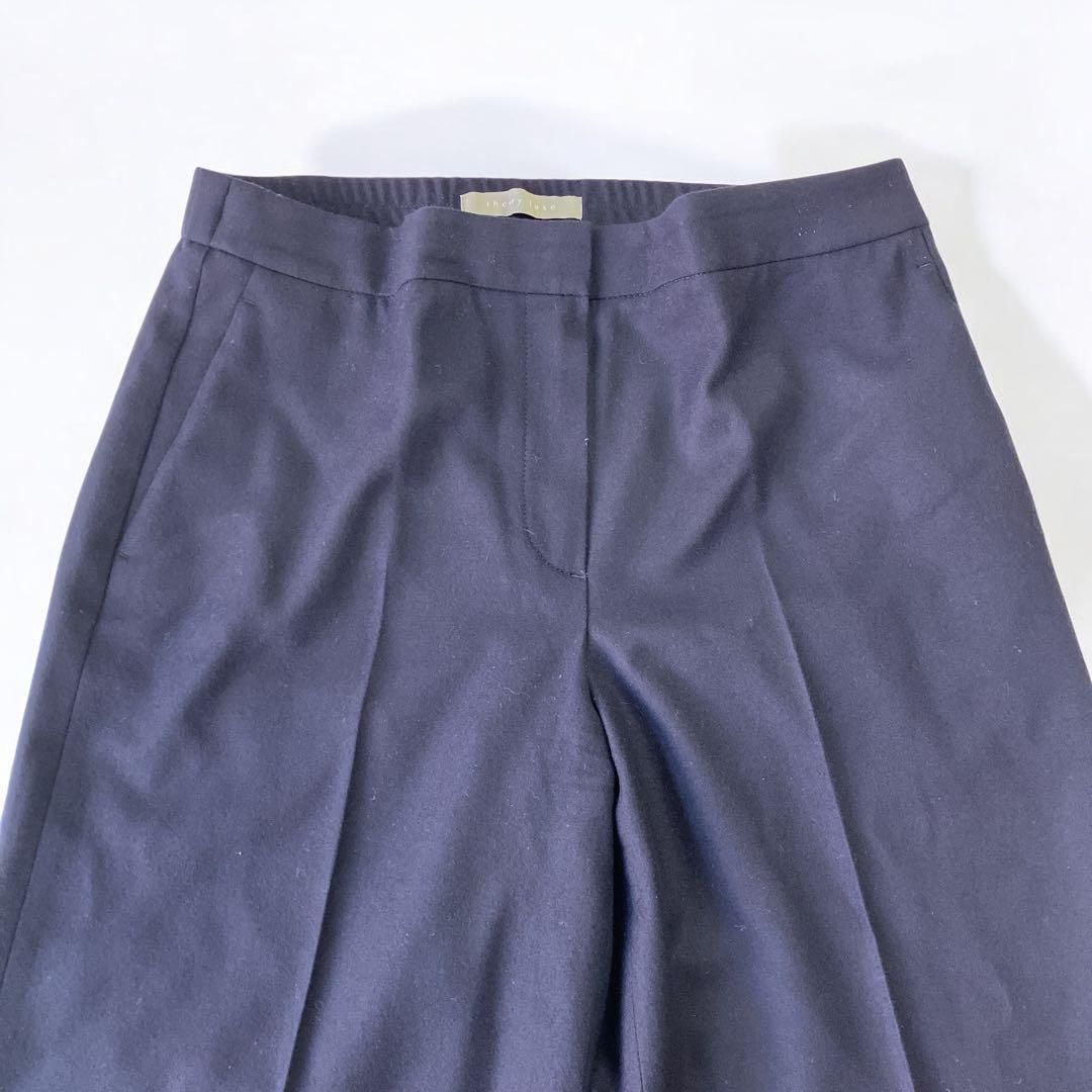 theory セオリー パンツ ウール ＸＸＬ 大きい スラックス 紺色 人気